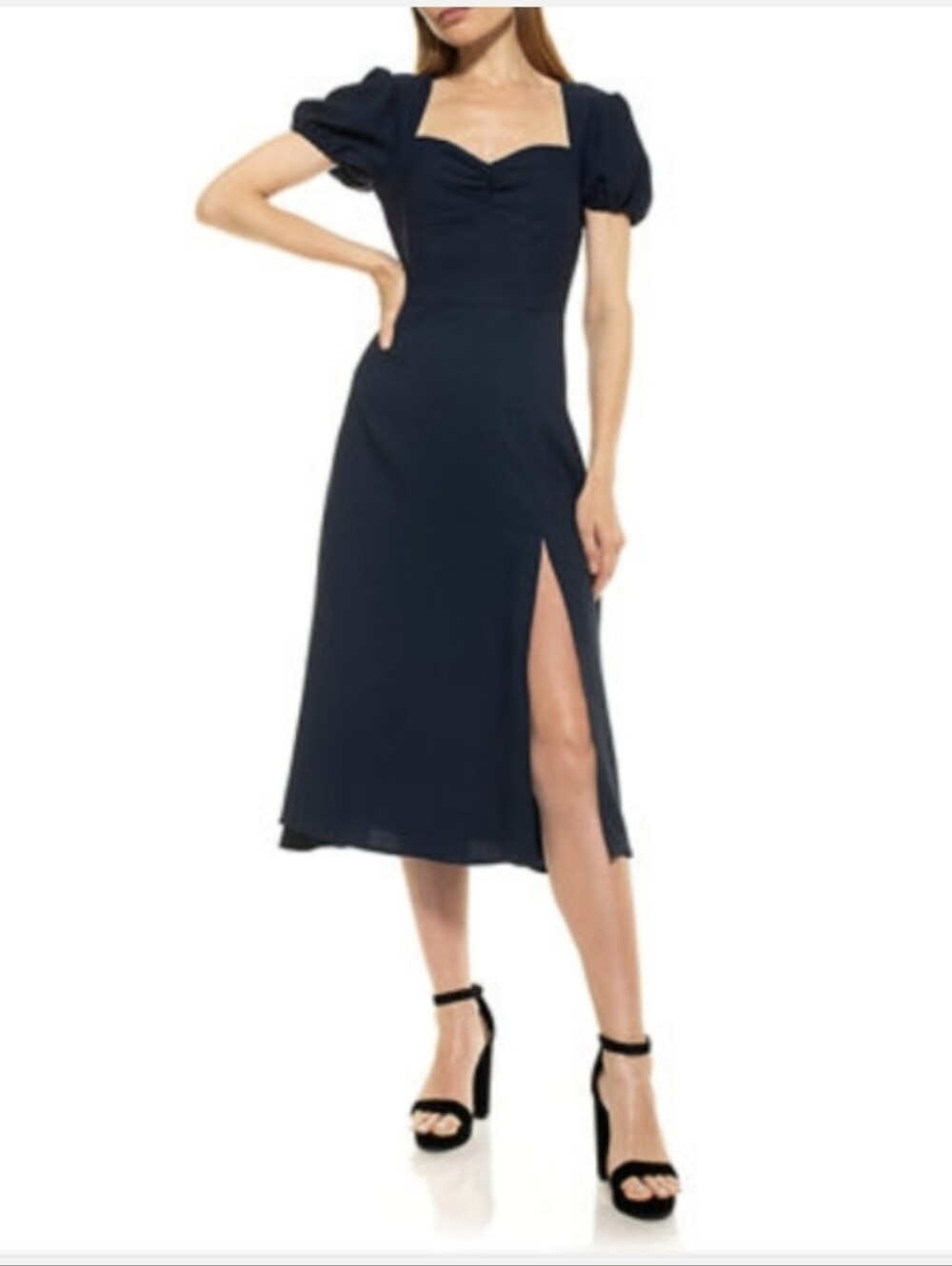 Alexia Admor Midi Dress with Side Slit